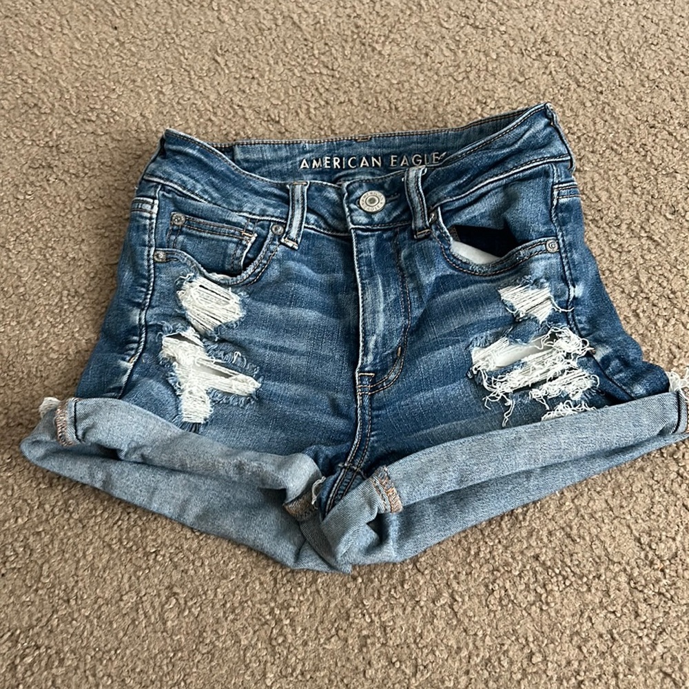 american eagle jean shorts